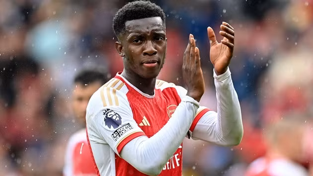 Eddie Nketiah không thể mang lại sự khác biệt cho Arsenal.