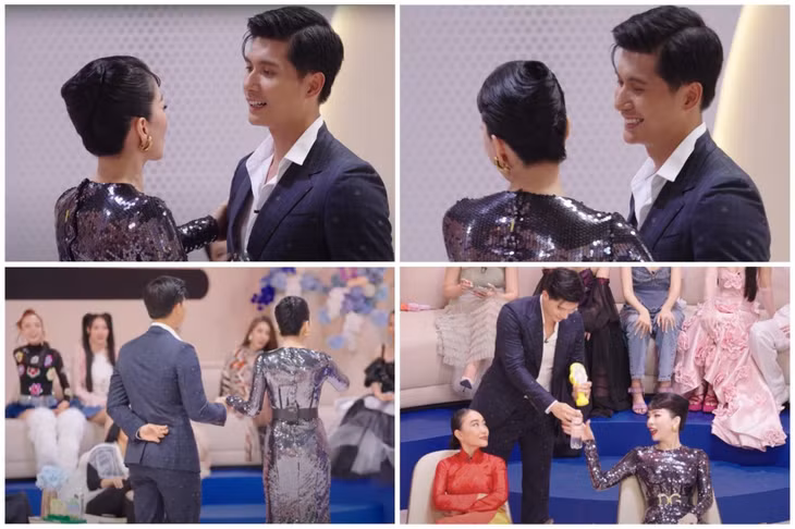 Lệ Quyên và Lâm Bảo Châu có nhiều cảnh thể hiện tình cảm trong tập đầu Chị đẹp đạp gió rẽ sóng.