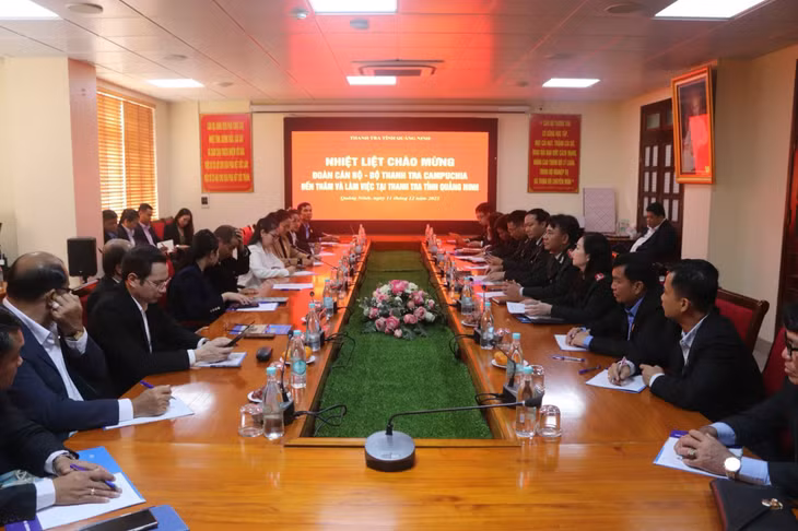 Toàn cảnh Đoàn lãnh đạo Bộ Thanh tra Campuchia thăm và làm việc tại Thanh tra tỉnh Quảng Ninh