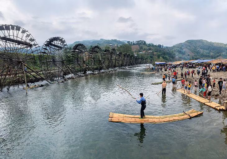 Cọn nước Nà Khương là điểm đến thú vị khi đến huyện Tam Đường, Lai Châu. Ảnh: Bích Thuận