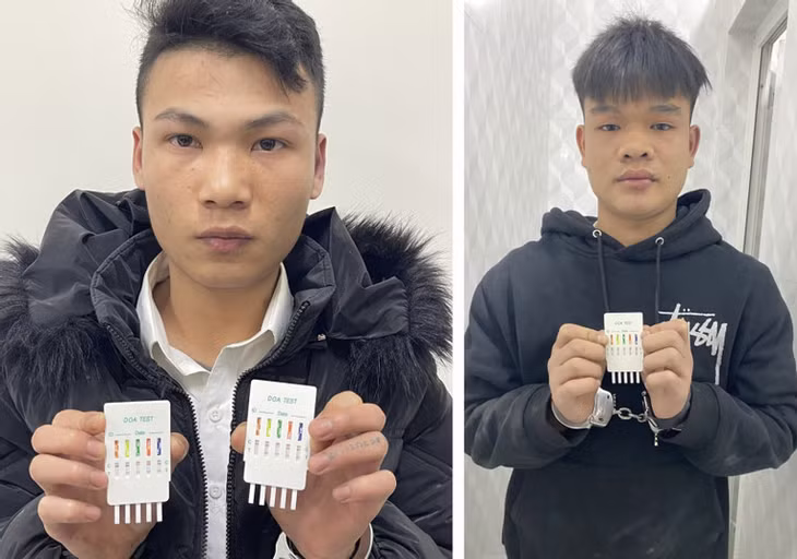 Hai đối tượng bị cơ quan công an tạm giữ hình sự. Ảnh: CTV