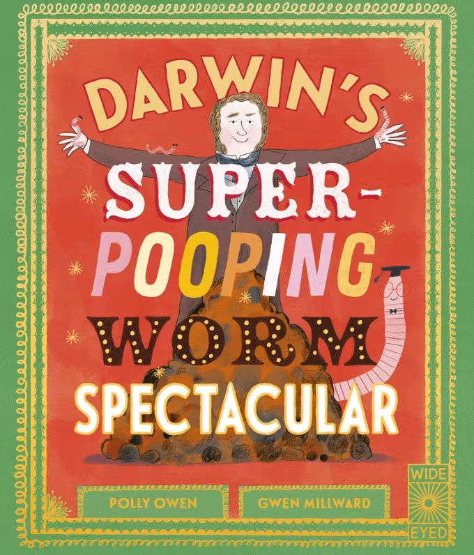 Danh sách của tạp chí Smithsonian khép lại với tác phẩm của Polly Owen - Darwin’s Super-Pooping Worm Spectacular. Ảnh: Allen &amp; Unwin NZSách là những khám phá mới mẻ của tác giả về loài sâu, xuất phát từ tình yêu của ông với con vật. Tác giả dành 40 năm nghiên cứu, thực hiện nhiều thí nghiệm để xem khả năng nghe, ngửi của sâu thế nào. Một ngày, Polly Owen nhận ra siêu năng lực của loài sâu nằm trong phân của chúng, có thể tạo sự sống cho thực vật và động vật trên trái đất.