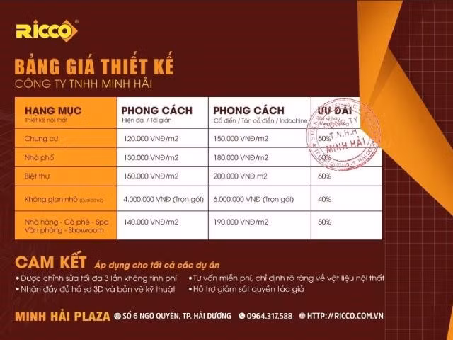 Báo giá thiết kế nội thất phòng ngủ