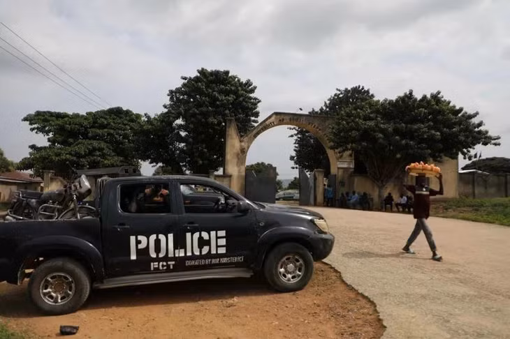 Xe của cảnh sát Nigeria. (Nguồn: AFP/TTXVN)