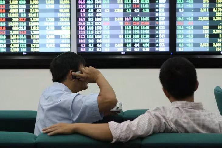 Giao dịch chứng khoán. (Nguồn: TTXVN)