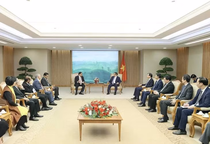 Thủ tướng Phạm Minh Chính tiếp ông Gautam Adani, Chủ tịch Tập đoàn Adani - Tập đoàn kinh tế lớn nhất Ấn Độ.