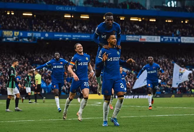 Chelsea có trận thắng ấn tượng trước đội khách Brighton. Ảnh: Chelsea