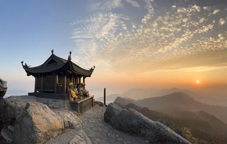 Chùa Đồng trên đỉnh thiêng Yên Tử. Ảnh: Đức Mạnh (CTV)