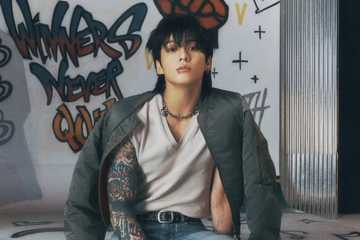 Jungkook BTS lập hàng loạt kỷ lục với ca khúc solo “Seven“. Ảnh: HYBE