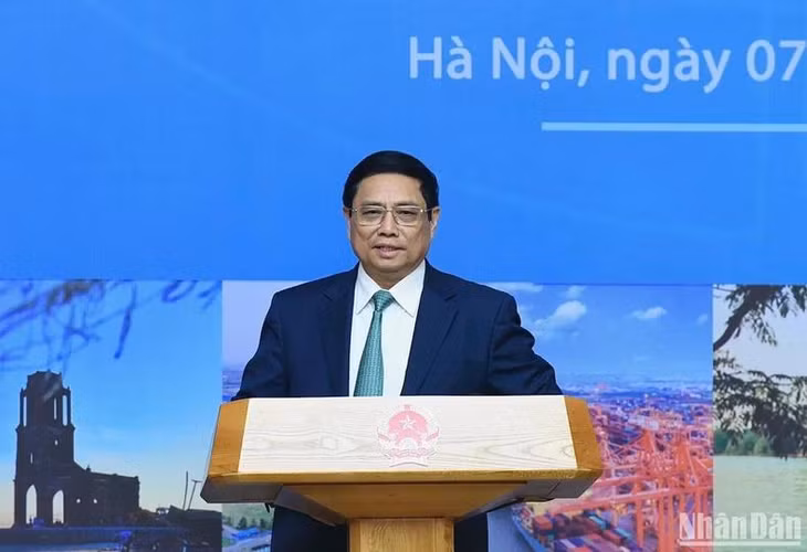 Thủ tướng Phạm Minh Chính phát biểu chỉ đạo Hội nghị.