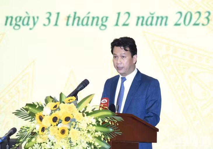 Bộ trưởng Tài nguyên và Môi trường phát biểu khai mạc Hội nghị.