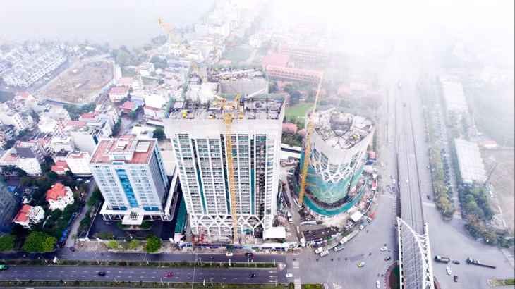 Tiến độ thi công Diamond Crown Hai Phong đảm bảo đúng cam kết với khách hàng