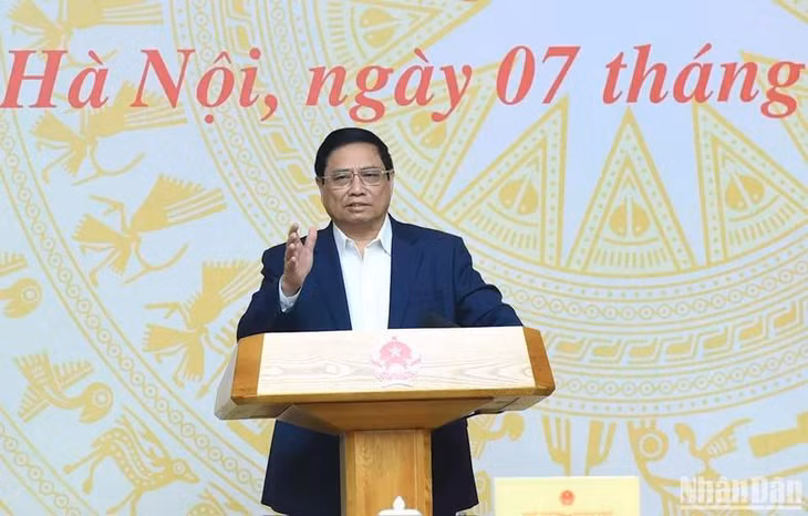Thủ tướng Phạm Minh Chính phát biểu chỉ đạo hội nghị.