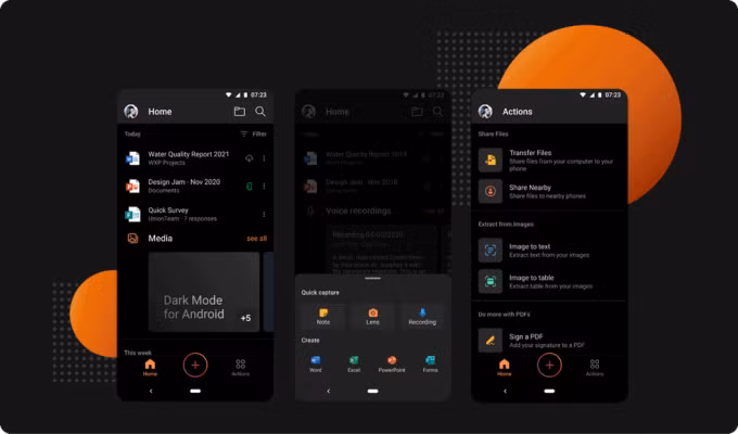 Ảnh chụp màn hình Chế độ tối trên Android. Ảnh: GizChina