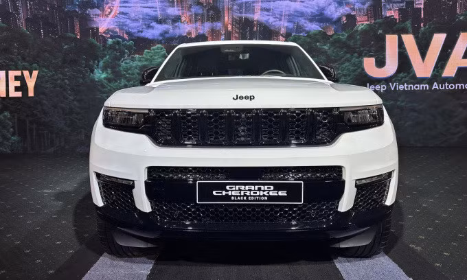 Mẫu SUV thương hiệu Mỹ Jeep Grand Cherokee L. Ảnh: Thành Nhạn