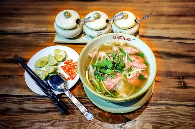 Phở bò, món ăn Việt vang danh toàn cầu. (Ảnh: CTV/Vietnam+)
