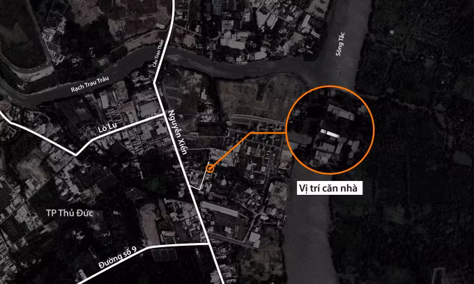 Vị trí xảy ra tai nạn. Ảnh: Khánh Hoàng