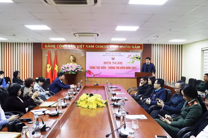 Hội nghị CTV-TTV năm 2021 do Trung tâm Truyền thông tỉnh tổ chức.