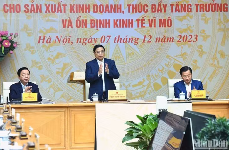 Thủ tướng Phạm Minh Chính dự và chủ trì hội nghị.
