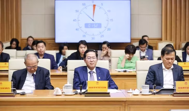 Đại diện các ngân hàng thương mại cổ phần tham dự hội nghị.