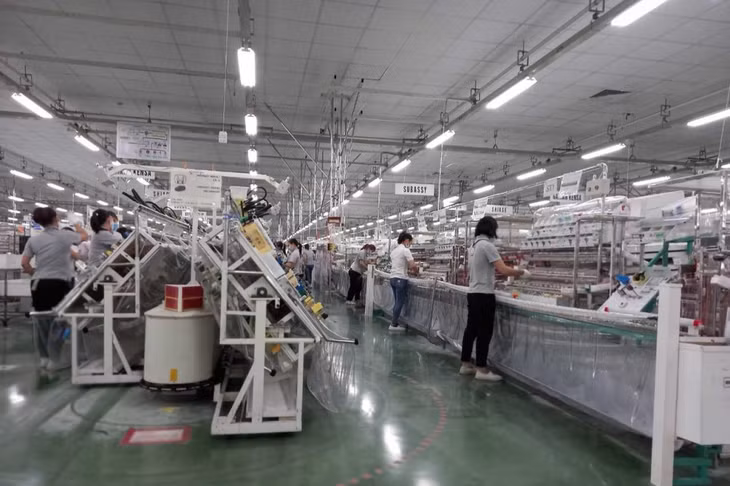 Sản xuất ở Chi nhánh Công ty TNHH Yazaki Hải Phòng tại Quảng Ninh (KCN Đông Mai).