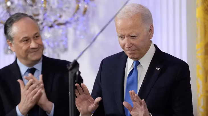 Tổng thống Mỹ Joe Biden phủ nhận có liên quan đến các giao dịch kinh doanh của con trai Hunter Biden. Ảnh: AFP