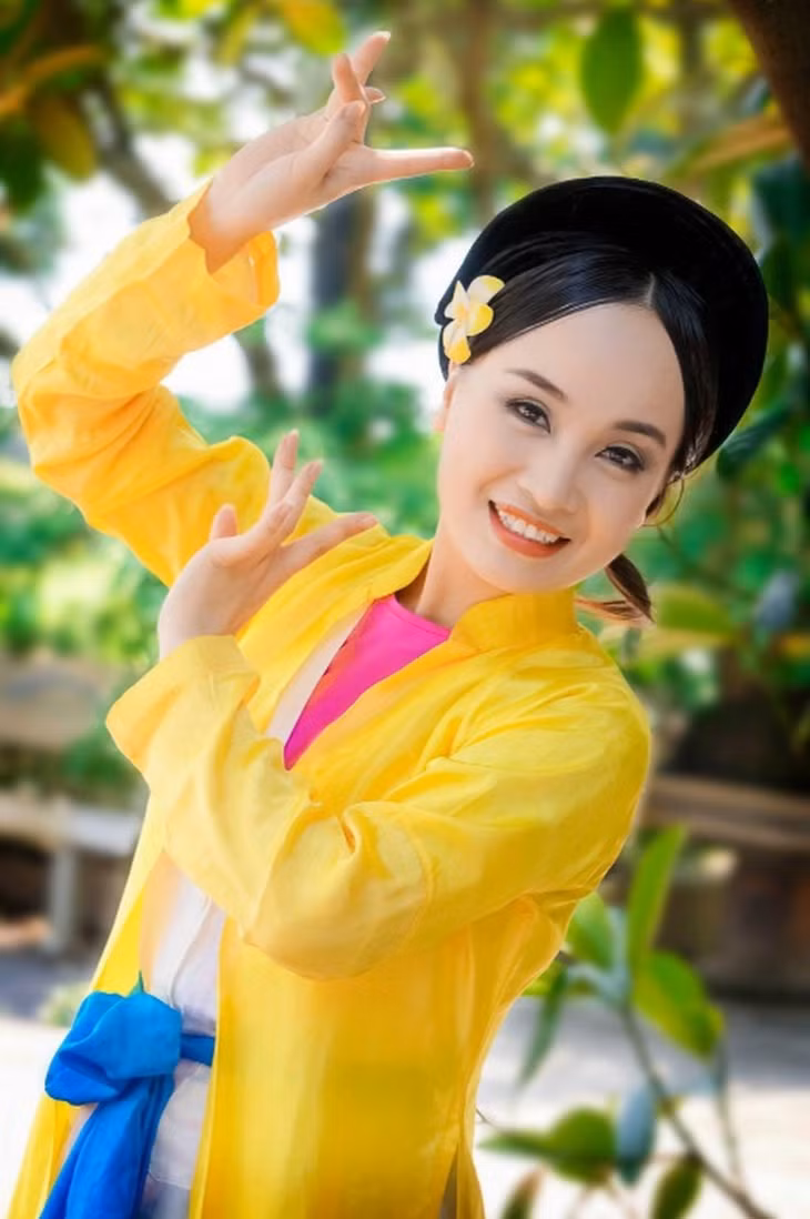 Thu Huyền để lại ấn tượng sâu đậm trong lòng khán giả với vai Thị Mầu trong vở kịch "Quan Âm Thị Kính" (Ảnh: Nhân vật cung cấp).