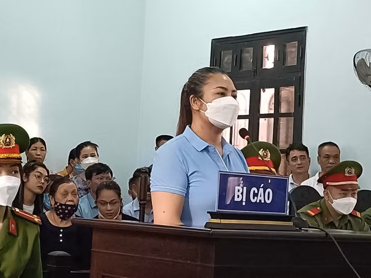 Nguyễn Thị Ngân bị TAND huyện Bá Thước tuyên phạt 20 tháng tù. Ảnh: ĐT