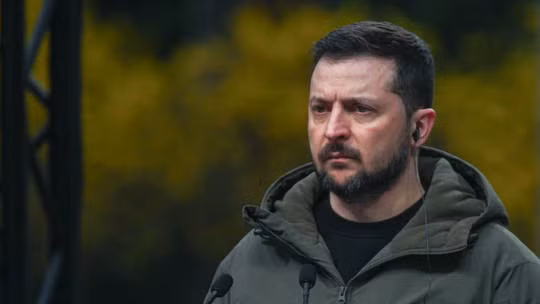 Tổng thống Ukraine Volodymyr Zelensky. Ảnh: NurPhoto/Getty Images