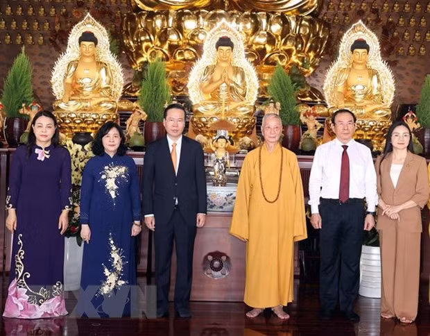 Giao hoi Phat giao Viet Nam co nhieu dong gop trong