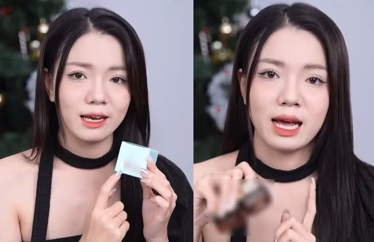 Tiktoker Trương Nhã Dinh bị tố bán hàng sai, quảng cáo lố. Ảnh: Chụp màn hình.