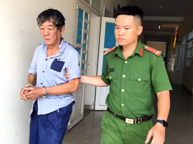 Nghi can Trần Văn Chương bị bắt giữ.