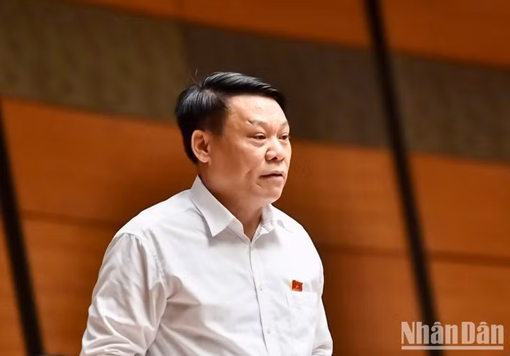 Đại biểu Nguyễn Thành Nam - Đoàn đại biểu Quốc hội tỉnh Phú Thọ. (Ảnh: ĐĂNG KHOA)