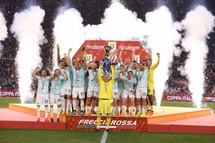 Inter Milan xuất sắc vô địch Copa Italy. Ảnh: CLB Inter Milan