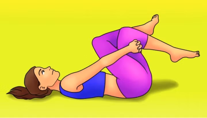 Giữ nguyên tư thế trong 20 giây và lặp lại hai lần.