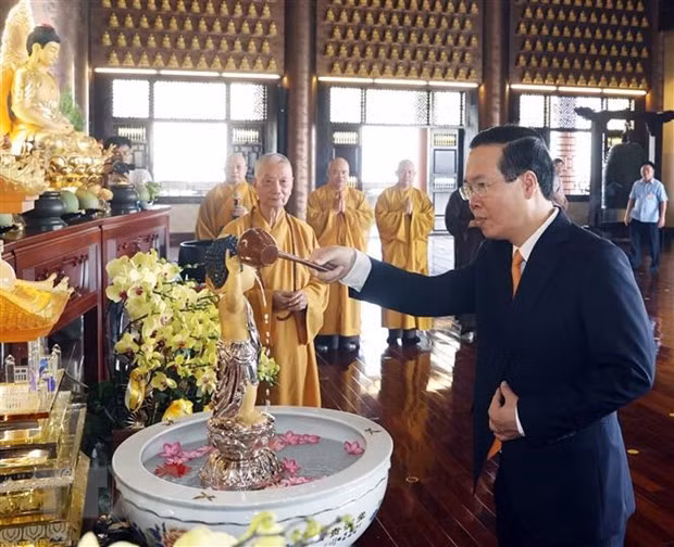 Giao hoi Phat giao Viet Nam co nhieu dong gop trong