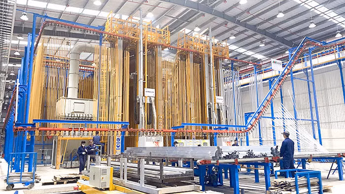 Công ty TNHH Nhôm Đông Á tối ưu hóa quy trình sản xuất nhằm duy trì và mở rộng thị trường xuất khẩu (ảnh doanh nghiệp cung cấp)