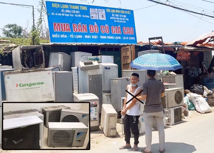 Nguyễn Văn Vệ và tang vật vụ án.