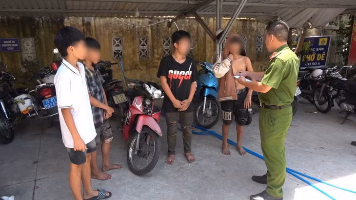 4 đối tượng tại cơ quan Công an.