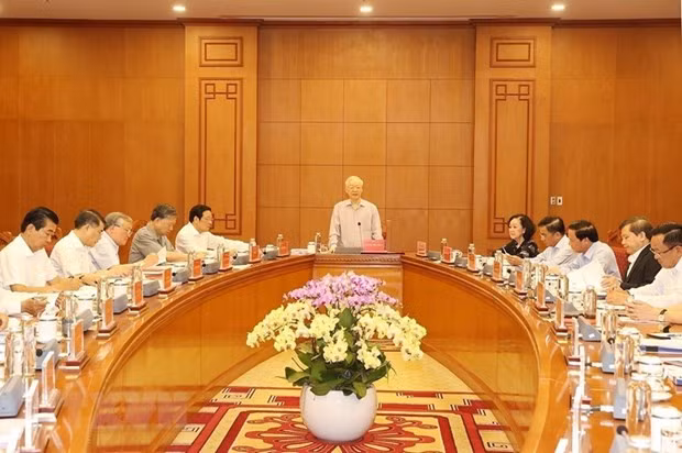 Tong Bi thu: Khong co vung cam, ngoai le trong phong chong tham nhung hinh anh 2