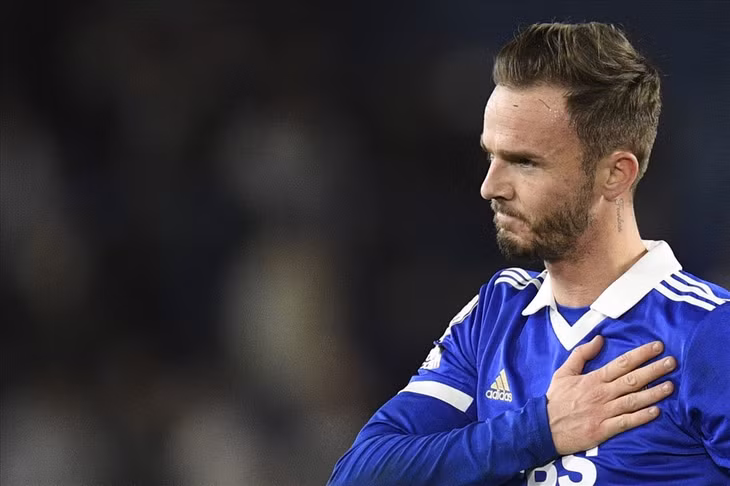 Leicester City chuẩn bị mất thêm nhiều ngôi sao như James Maddison sau khi phải nói lời chia tay Premier League. Ảnh: AFP