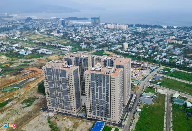 Căn hộ thuộc dự án nhà ở xã hội có diện tích 53,6 m2 ở quận Liên Chiểu (Đà Nẵng) được bán với giá hơn 780 triệu đồng, còn căn 36 m2 giá 536 triệu. Ảnh: Đoàn Nguyên.