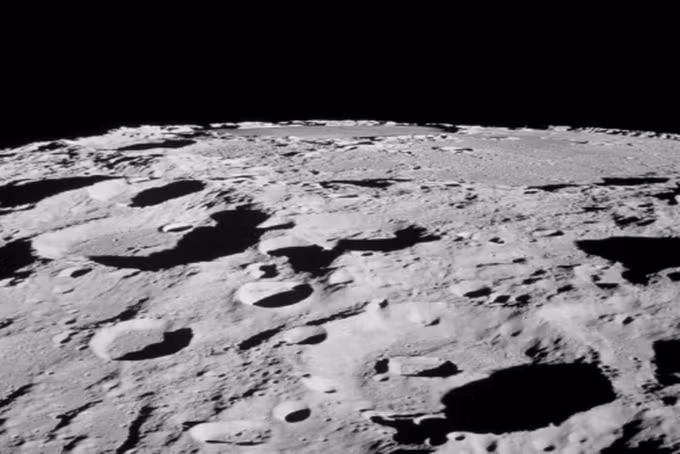 Một bức ảnh chụp bề mặt của Mặt Trăng (Ảnh: NASA).