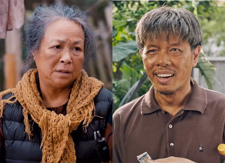 NSƯT Thanh Quý và diễn viên Thái Hòa trong những vai cùng khổ, nhiều bi kịch. Ảnh: Nhà sản xuất phim cung cấp