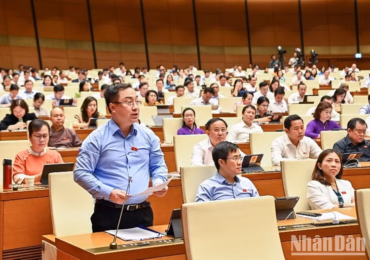 Đại biểu Đặng Xuân Phương - Đoàn đại biểu Quốc hội tỉnh tỉnh Nghệ An. (Ảnh: DUY LINH)