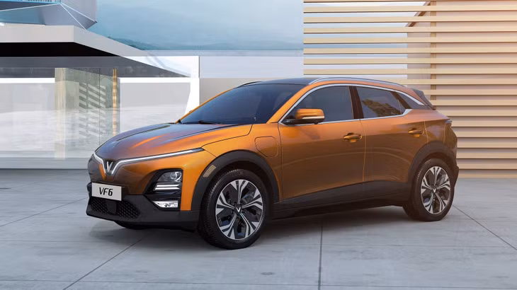 Ngoại thất mẫu xe VF 6 - chiếc SUV thuần điện cỡ nhỏ, phù hợp cho đô thị. Ảnh: VinFast.