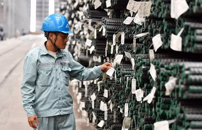 Các doanh nghiệp thép nhận định có cơ hội trước mắt nhưng về lâu dài sẽ gặp khó khăn - Ảnh: N.NGHI