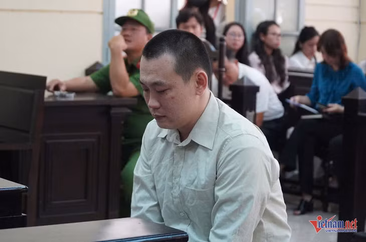 Bị cáo Quách Minh Nhựt tại tòa.