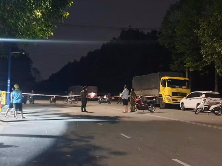 Hiện trường vụ án mạng. Ảnh: Dương Bình