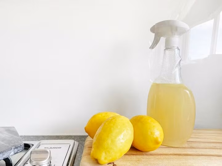 Nước cốt chanh là một chất tẩy rửa tự nhiên có khả năng làm sạch vết ố trên ghế sofa rất tốt. (Ảnh: Drench)